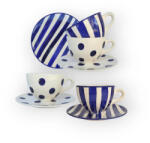 BögreManufaktúra Négyszemélyes kék reggeliző szett vegyes