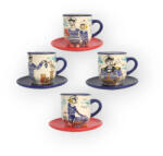 BögreManufaktúra Négyszemélyes matróz kávés bögre szett