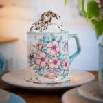 BögreManufaktúra Hajnali vadvirág bögre és reggeliző tányér