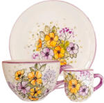 BögreManufaktúra Kankalin virágos reggeliző készlet kis jumbóval