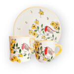 BögreManufaktúra Tavaszi madárkás reggeliző szett