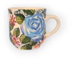 BögreManufaktúra Virágos kávés bögre FL003 - kék rózsa
