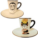 BögreManufaktúra Frida és Dali bögre reggeliző tányérral