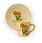 BögreManufaktúra Orvosi Körömvirág Reggeliző Tányér és Bögre