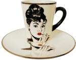 BögreManufaktúra Audrey Hepburn bögre és reggeliző tányér