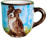 BögreManufaktúra Border collie kávés bögre