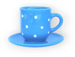 BögreManufaktúra Kávés bögre kistányérral világos kék