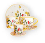 BögreManufaktúra Tavaszi madárkás reggeliző nagy szett