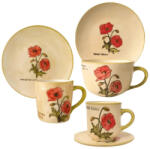 BögreManufaktúra Pipacs Reggeliző nagy szett