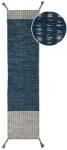 Flair Rugs Anu kék gyapjú futószőnyeg, 60 x 200 cm - Flair Rugs