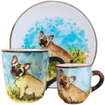 BögreManufaktúra Francia Bulldog reggeliző készlet