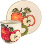 BögreManufaktúra Almás kávésbögre és kistányér