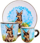 BögreManufaktúra Törpe pincser reggeliző készlet