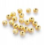 Mixform Texturált sárgaréz gyöngyök kerek 8mm 20db (13WB16983)