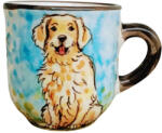 BögreManufaktúra Golden retriever kávés bögre