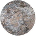 Vitaus Világoskék-világosbarna mosható kerek szőnyeg ø 120 cm Sandstorm - Vitaus