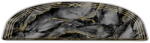 Vitaus Sötétszürke lépcsőszőnyeg szett 16 db-os 20x65 cm Marble Dream - Vitaus