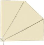 Perla Oldalsó napellenző erkély terasz 160x140 cm bézs térelválasztó szélfogó napvédő