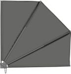 Perla Oldalsó napellenző erkély terasz 140x140 cm szürke térelválasztó szélfogó napvédő