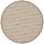 Ayyildiz Bézs kerek kültéri szőnyeg ø 160 cm Giza - Ayyildiz Carpets