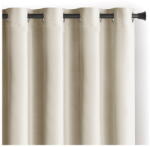 Restilo Bézs bársony dimout (részleges sötétítő) függöny 140x245 cm Eyelets - Restilo
