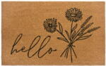 Hanse Home Kókuszrost lábtörlő 75x45 cm Hello & Flowers - Hanse Home