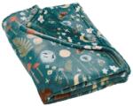 Catherine Lansfield Zöld mikroplüss takaró 130x170 cm Enchanted Twilight Animals - Catherine Lansfield