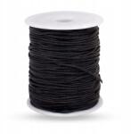 MIXFORM Viaszolt pamut zsinór, fonható, fekete, 1.5mm, 90m/orsó (13WB28814)
