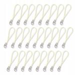 MIXFORM Alap Medálok Kulcstartókhoz, Nylon és sárgaréz, Sárga, 60x0.8mm, 25 db (13WB26214)