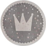 Hanse Home Szürke gyerek szőnyeg ø 100 cm Crown - Hanse Home