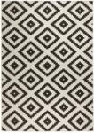 Hanse Home Malta fekete-krémszínű kültéri szőnyeg, 160 x 230 cm - NORTHRUGS