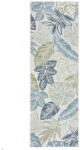 Flair Rugs Zöld-kék kültéri-beltéri szőnyeg 80x230 cm Bella Leaf - Flair Rugs