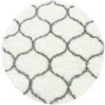 Ayyildiz Krémszínű kerek szőnyeg ø 160 cm Salsa - Ayyildiz Carpets