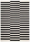 Hanse Home Fekete-fehér kétoldalas kézi szövésű gyapjú szőnyeg 120x180 cm Donna - Hanse Home