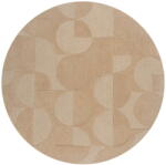Flair Rugs Bézs gyapjú kerek szőnyeg ø 160 cm Gigi - Flair Rugs