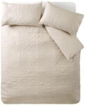 Catherine Lansfield Bézs kétszemélyes-hosszabbított ágyneműhuzat 230x220 cm Folkstone Geo - Catherine Lansfield