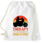 printfashion motoros póló - Sportzsák, Tornazsák - Fehér (17791847)