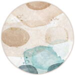 Mila Home Kék-bézs mosható kerek szőnyeg ø 80 cm Puddle - Mila Home