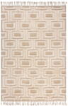 Flair Rugs Bézs-krémszínű kézi szövésű gyapjú szőnyeg 120x170 cm Greek Key - Flair Rugs