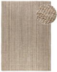 Hanse Home Szürkésbarna juta szőnyeg 80x150 cm Bouclé - Hanse Home