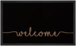Hanse Home Cozy Welcome fekete lábtörlő, 45 x 75 cm - Hanse Home