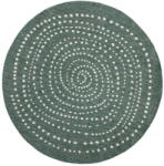 Hanse Home Bali zöld kétoldalas kerek kültéri szőnyeg, Ø 200 cm - NORTHRUGS