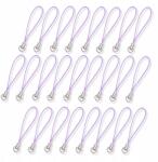 MIXFORM Alap medál kulcstartóhoz, Nylon és sárgaréz, Lila, 60x0.8mm, 25 db (13WB26217)