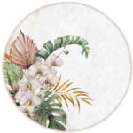 Mila Home Krémszínű mosható-robotporszívóval tisztítható kerek szőnyeg ø 100 cm Comfort - Mila Home