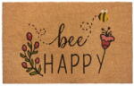 Hanse Home Kókuszrost lábtörlő 75x45 cm Bee Happy - Hanse Home
