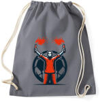 printfashion Futball szurkoló - Sportzsák, Tornazsák - Grafitszürke (17822935)