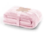 Restilo Mic világosrózsaszín mikroszálas takaró, 200 x 220 cm - DecoKing