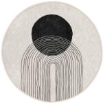 Mila Home Krémszínű mosható kerek szőnyeg ø 100 cm Comfort - Mila Home