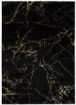 Universal Gold Marble fekete szőnyeg, 160 x 230 cm - Universal