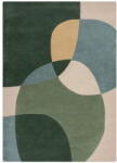 Flair Rugs Zöld kézi szövésű gyapjú szőnyeg 160x230 cm Glow Green & Blue - Flair Rugs